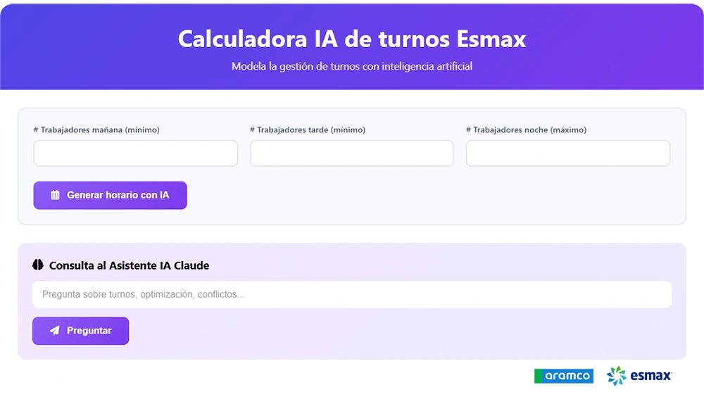 Planificación de turnos IA